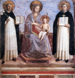 NMP z Dzieciątkiem oraz św. Dominikiem i św. Tomaszem z Akwinu