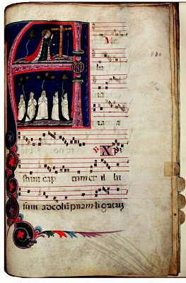 Śpiewające mniszki, rękopis z Bolonii